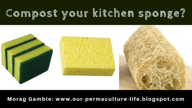 what are dish sponges made of