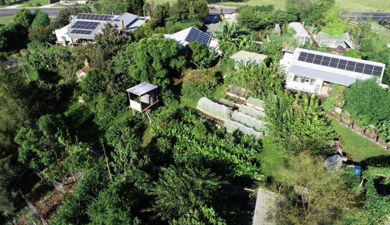 One Acre Permaculture Farm Aerial view